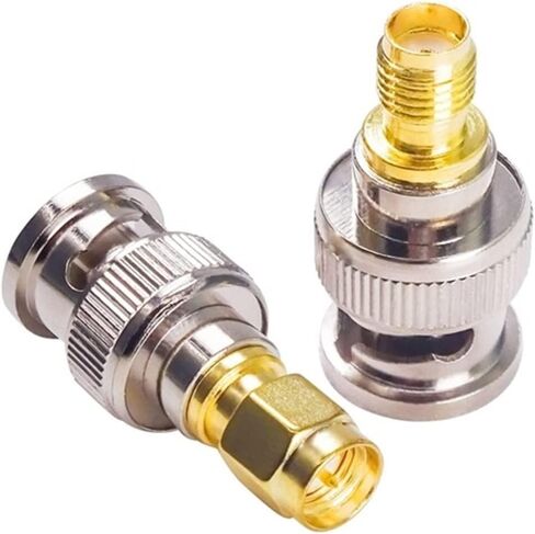 4 Types S M A to B N C Antenna Connector S M A Male Female to B N C Male Female RF Adapter Coax Coaxial 2Pcs(SMA J to BNC K-2pcs) in Saudi Arabia