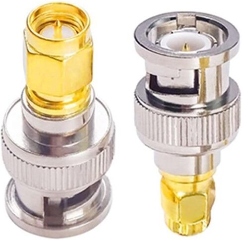 4 Types S M A to B N C Antenna Connector S M A Male Female to B N C Male Female RF Adapter Coax Coaxial 2Pcs(SMA J to BNC K-2pcs) in Saudi Arabia