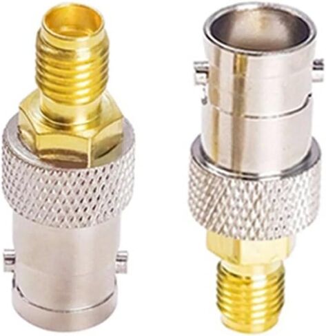 4 Types S M A to B N C Antenna Connector S M A Male Female to B N C Male Female RF Adapter Coax Coaxial 2Pcs(SMA J to BNC K-2pcs) in Saudi Arabia