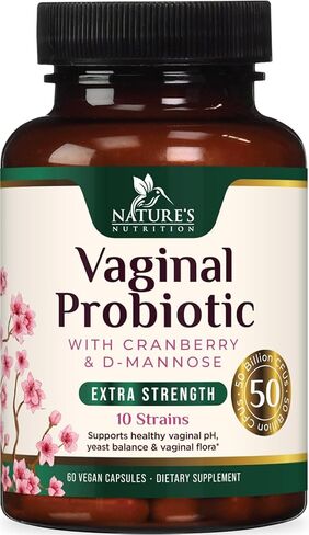 Vaginal Probiotics for Women - pH Balance with Prebiotics & Lactobacillus – 50 Billion CFU per Capsule - Vag Women Health Supplements Support Healthy Vaginal Odor & Flora - Bottled USA - 120 Capsules in Saudi Arabia