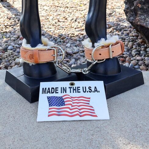 M-Royal Saddles Horse Chain Hobble Leather Horse صنع في الولايات المتحدة الأمريكية in Kuwait