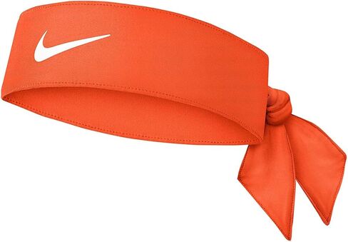 Nike Womens Dri-Fit Head Tie 4.0 White | Black in Saudi Arabia