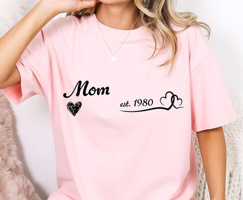 Mom Grandma Great Grandma Shirt and Sweatshirt, New Grandma Gifts First Time for Mothers Day, Birthday, Personalized Grandma Est Shirt, Promoted to Grandma, Mama, Nana, Gigi, Mimi 2026 in Saudi Arabia