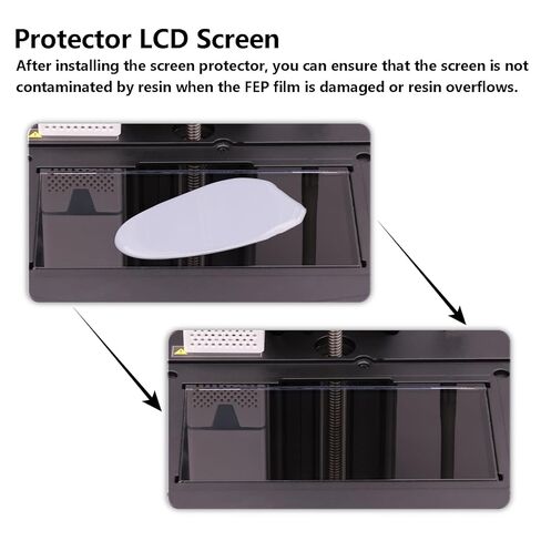 5PCS Screen Protector for ELEGOO Saturn 4, LCD 3D Printer PET High Light Transmittance Screen Protector Film for Saturn 3/Ultra, Saturn 4/Ultra in Saudi Arabia