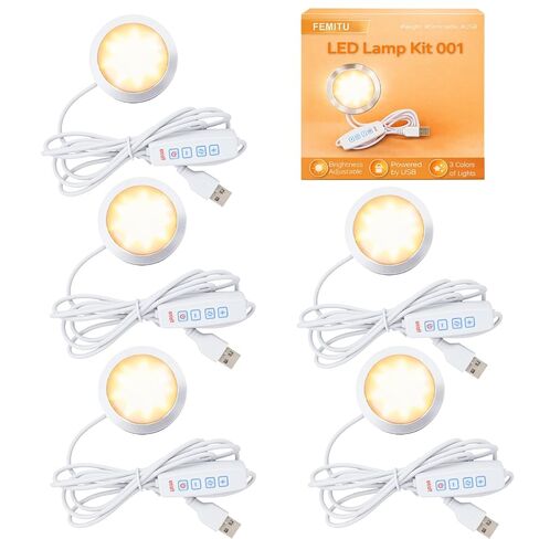 طقم مصابيح LED 5 قطع 001 ضوء طابعة ثلاثية الأبعاد لمختبر Bambu Lab H2D/X1/P1P/A1 mini Makerworld لـ Anycubic Makeronline، مجموعة إضاءة الأجهزة DIY التي تعمل بالطاقة USB 5 فولت، ضوء دافئ 3000 كلفن، 3000 كلفن - 6000 كلفن in Kuwait