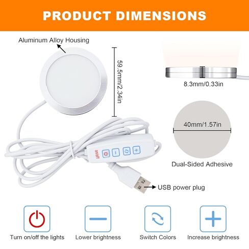 طقم مصابيح LED 5 قطع 001 ضوء طابعة ثلاثية الأبعاد لمختبر Bambu Lab H2D/X1/P1P/A1 mini Makerworld لـ Anycubic Makeronline، مجموعة إضاءة الأجهزة DIY التي تعمل بالطاقة USB 5 فولت، ضوء دافئ 3000 كلفن، 3000 كلفن - 6000 كلفن in Kuwait