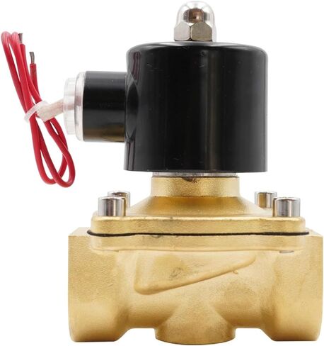 G 1/8" 1/4" 3/8" 1/2" 3/4" 1" 1-1/4" 1-1/2" 2" Solenoid Valve, Normally Closed, Pneumatic, Water, Oil, Air, AC2 20V DC 12V 24V(1,AC 220V_NBR) in Saudi Arabia