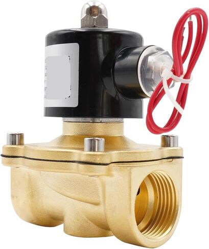 G 1/8" 1/4" 3/8" 1/2" 3/4" 1" 1-1/4" 1-1/2" 2" Solenoid Valve, Normally Closed, Pneumatic, Water, Oil, Air, AC2 20V DC 12V 24V(1,AC 220V_NBR) in Saudi Arabia