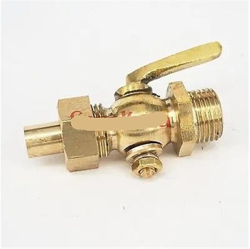 Brass Drain Stop Valve 3/4" Male Thread to Socket Welding, Suitable for Fuel, Natural Gas, Oil, Air in Saudi Arabia