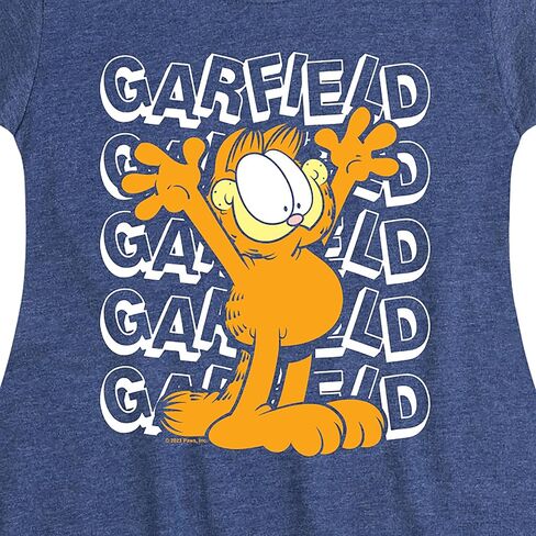 HYBRID APPAREL - Garfield - Garfield Repeated - Toddler & Youth Girls Fit & Flare Dress in Saudi Arabia
