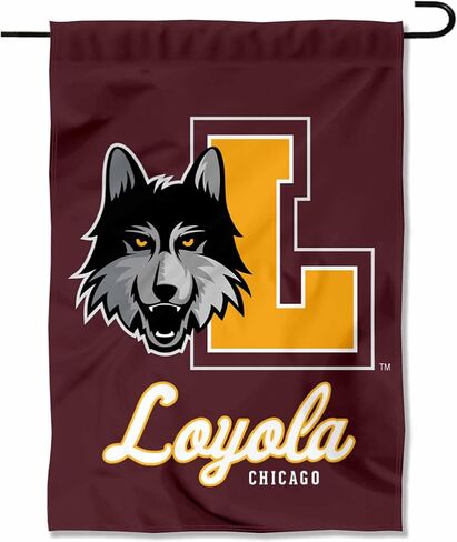 Loyola Chicago Ramblers Wordmark Logo Garden Banner Flag in Saudi Arabia