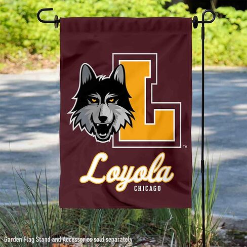 Loyola Chicago Ramblers Wordmark Logo Garden Banner Flag in Saudi Arabia