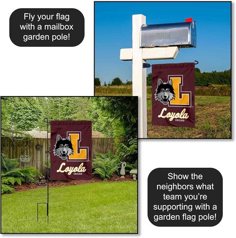 Loyola Chicago Ramblers Wordmark Logo Garden Banner Flag in Saudi Arabia