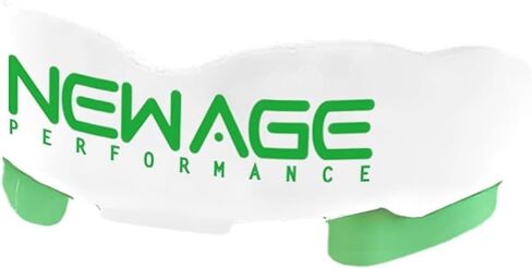 واقي الفم الرياضي New Age Performance، تصميم منخفض المستوى، يعزز الأداء الرياضي بما في ذلك القوة والتوازن والقدرة على التحمل، ويثبت الفك من أجل الاتصال الرياضي وحماية الأسنان، (أبيض/ليموني) in Kuwait