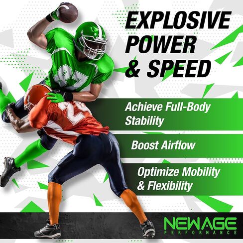 واقي الفم الرياضي New Age Performance، تصميم منخفض المستوى، يعزز الأداء الرياضي بما في ذلك القوة والتوازن والقدرة على التحمل، ويثبت الفك من أجل الاتصال الرياضي وحماية الأسنان، (أبيض/ليموني) in Kuwait