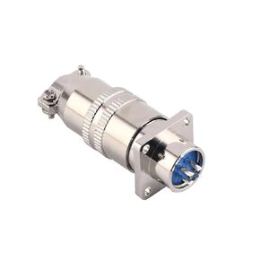 XS12 موصل 2Pin/3Pin/4Pin/5Pin/6Pin/7Pin 3A صامولة خلفية مربعة الشكل رسمية مثبتة من النوع 1 قطعة (3P) in Kuwait