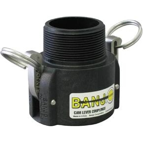 2 of 1-1/4" Banjo Poly Cam Lever Female Coupler - 1-1/4" Male NPT USA MADE 150B in Saudi Arabia