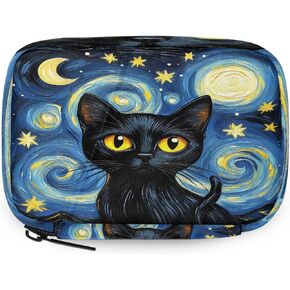 Various Breeds Dogs Pattern Pill Organizer Travel Medicine Case with Zipper Daily Vitamin Storage Bag Portable 8 Slot Weekly Pill Box Supplement Holder for Home Office Gym Travel in Saudi Arabia