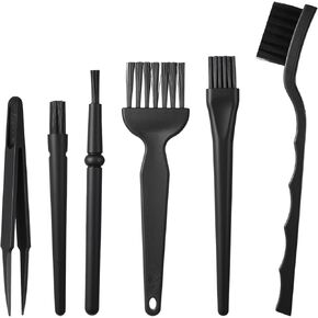 Keyboard Brush Anti Static Brush, 6PCS Mini Keyboard Cleaning Brushes Kit Electronic Dust Cleaning Brushes for Computer Motherboard Camera Small Space Remover for Mechanical Keyboards in Saudi Arabia