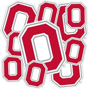 Desert Cactus The Ohio State University Sticker OSU Buckeyes Vinyl Decals Laptop Water Bottle Car Scrapbook Sheet T3 (Type 3-1) in Kuwait
