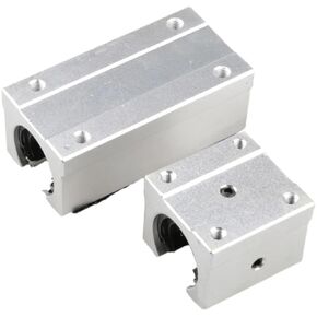 SBR16UU Aluminum Block 16mm Linear Ball Bearing Slide Guide Rail Block 4Pcs in Saudi Arabia
