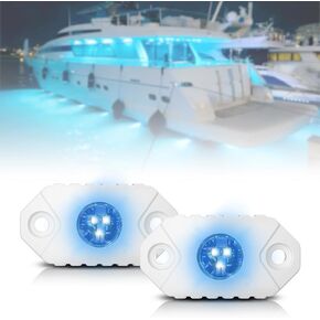 4WDKING BLUE LED قارب أضواء داخلية أضواء بحرية مجاملة IP68 مقاومة للماء إضاءة القارب تحت الماء 9-36 فولت لليخوت، الكاياك، قارب الصيد، الكاياك، اليخوت، المراكب الشراعية، الطرق الوعرة in Kuwait