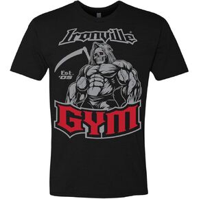 Ironville Gym Grim Reaper Weightlifting Soft Blend T Shirt in Saudi Arabia
