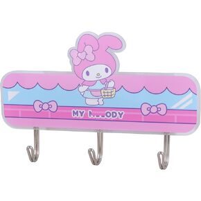 Roffatide Cartoon Cinnamoroll Hooks Wall Key Hooks for Hanging Kawaii Room Bedroom Bathroom Decor Creative Adhesive Hook for Scarf, Hat, Towel, Key, for Wall Hanging Decor in Kuwait
