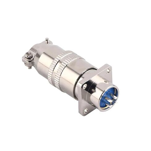 XS12 موصل 2Pin/3Pin/4Pin/5Pin/6Pin/7Pin 3A صامولة خلفية مربعة الشكل رسمية مثبتة من النوع 1 قطعة (3P) in Kuwait