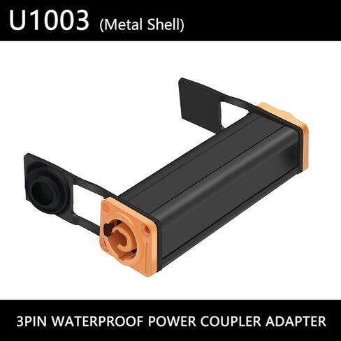 10Pcs 3Pins LED AC Couplers Extender Stage Lighting Power Socket Conversion Power Cord Extension Aviation Connector(Metal-90mm-01) in Saudi Arabia