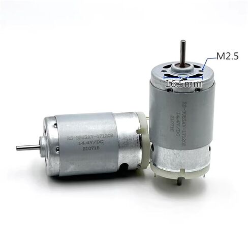 RS-395SA-17120 Micro 28mm Electric Motor DC 6V 12V 14.4V 18V 24V 7800RPM Dual 2.3mm Shaft Carbon Brush Motor 1Pcs in Saudi Arabia