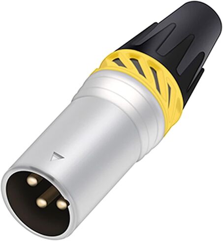 X L R Wire Connector 3pins Male Plug Female Socket for Audio Video Mic 1Pcs(1xM 3P Black) in Saudi Arabia