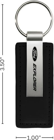 Au-TOMOTIVE GOLD Rectangular Leather Key chain for Ford Explorer in Saudi Arabia
