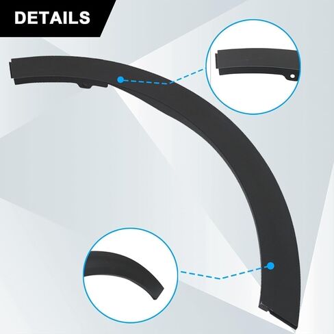 SecosAutoparts Fender Wheel Opening Molding Front Right Compatible with Kia Sportage 2017-2022 Replace# 87712D9000, 87712-D9000 Front Fender Wheel Opening Molding Passenger Side in Saudi Arabia