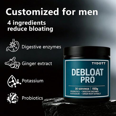 Debloat Pro, Contains Probiotics and Digestive Enzymes to Relieve Bloating, Supports Gut Health, Nutrient Absorption, and Stomach Comfort to Support Digestive Health in Saudi Arabia