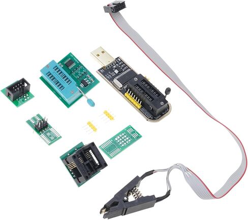 مجموعات مبرمج CH341B USB + SOIC8 SOP8 لاختبار IC وبرمجة الرقائق للمهندسين والمتحمسين in Kuwait