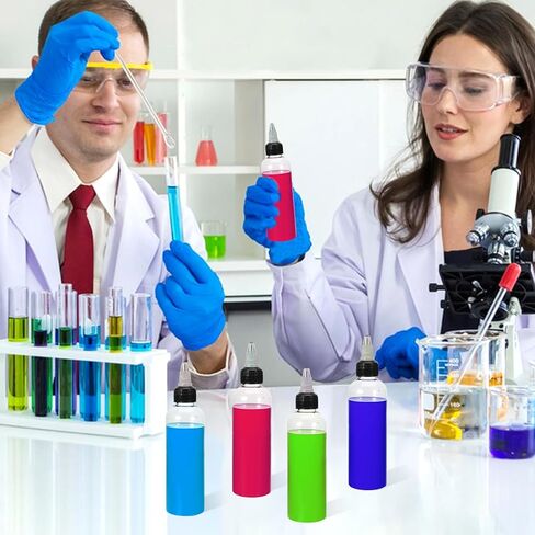 زجاجات ضغط صغيرة سعة 4 أونصة/120 مل، 40 عبوة من زجاجات التوابل الشفافة مع أغطية وأقماع مانعة للتسرب، زجاجات كاتشب بلاستيكية صغيرة للصلصات والسوائل والأحبار وزيت الشعر والحرف اليدوية والرسم والمطبخ والمنتجعات الصحية in Saudi Arabia
