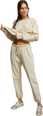 Perfectwhitetee، Johnny French Terry Easy Sweatpant - للنساء، Sugar، XS in Saudi Arabia