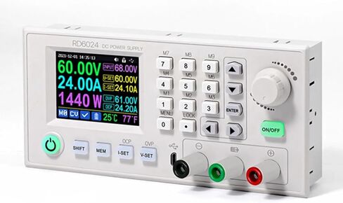RD6024 24A 12V 36V 48V 60V Adjustable Step Down Digital Constant Voltage Current Power Supplys 2.4 Inch Color Display Screen Dat in Saudi Arabia