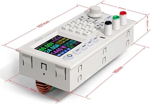 RD6024 24A 12V 36V 48V 60V Adjustable Step Down Digital Constant Voltage Current Power Supplys 2.4 Inch Color Display Screen Dat in Saudi Arabia
