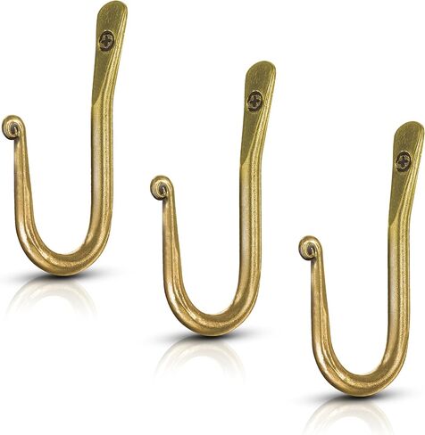 Wall Mounted Hook - Wrought Iron Decorative Blacksmith Handmade Simple Iron Hook for Bathroom and Kitchen, Hooks for Hanging Robes, Towels, Coats, Cloths, Bags, Keys and Jewelries in Saudi Arabia