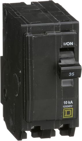 شنايدر إلكتريك QO235 قاطع دائرة مصغر 120/240 فولت 35 أمبير SW قابل للانصهار Hd H362Awc/100A Cr-Hi رجب in Saudi Arabia