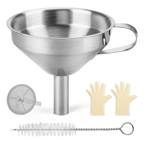 ELEGOO 3D Stainless Steel Funnel, Metal Funnel with Filter and Brush, Used for Filtering and Splash Prevention of 3D Printer Resin in Saudi Arabia