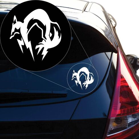 Yoonek Graphics Solid Snake Force Operation X Vinyl Decal Sticker # 868 (4" x 3.9", White) in Saudi Arabia