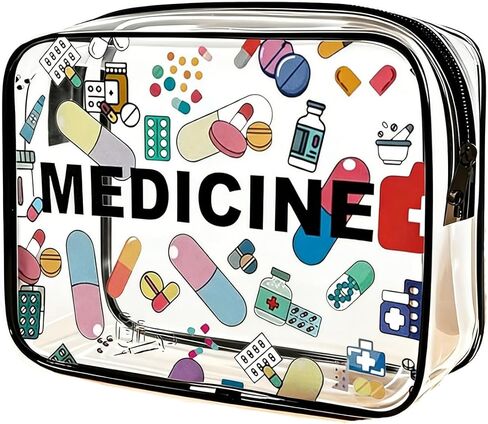 ZAHSY Medicine Ouch Pouch First Aid Bag Organizer Gift Bags for Travel Trailer Accessories Pill Med Storage Bag with Zipper Funny Ouchie Pouch for Best Friend Medical Medicine Bags for Daughter in Saudi Arabia