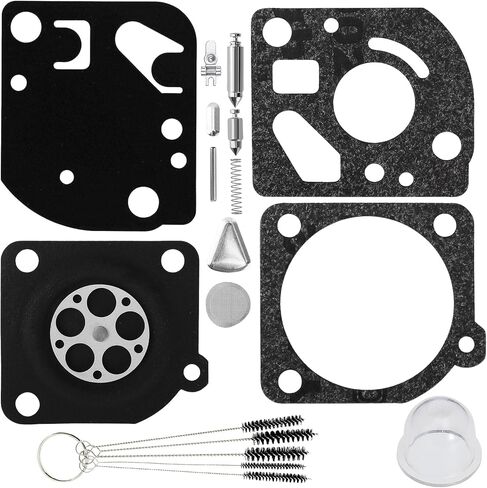 Carburetor Rebuild Kit Compatible with Zama RB-47 C1UW10 C1QW11 C1UW12 C1UW13 C1UW16 C1UW22 C1QW31 C1QW34 C1QW35 C1QW36 C1Q-W37 W38 W39 W40 W41 Carb Repair Set Pack of 5 in Saudi Arabia
