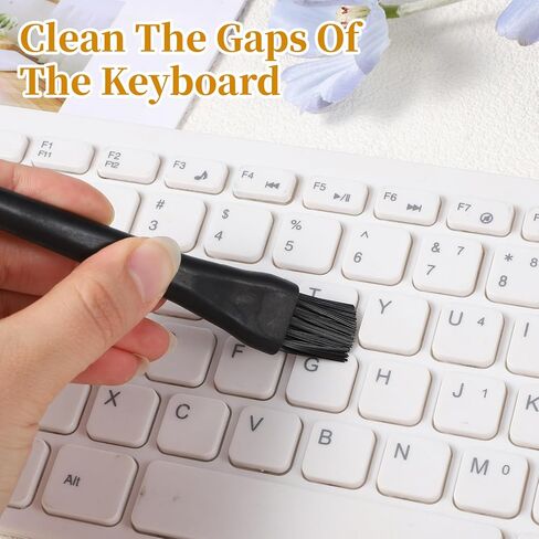 Keyboard Brush Anti Static Brush, 6PCS Mini Keyboard Cleaning Brushes Kit Electronic Dust Cleaning Brushes for Computer Motherboard Camera Small Space Remover for Mechanical Keyboards in Saudi Arabia