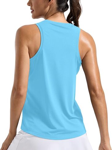 MathCat Women's Loose Fit Workout Tank Top, Racerback Quick Dry Yoga Tennis Shirts, Lightweight Athletic Sleeveless Tops in Saudi Arabia