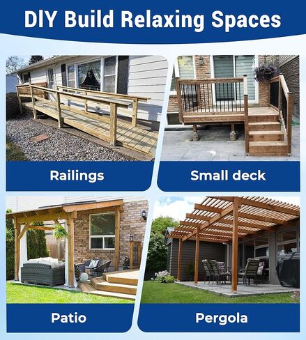 20 PCS Nominal 4x4 Post Base, 1-Inch Standoff, Deck Post Anchor for Fence Handrail and Railing, 4x4 Pergola Brackets Kit – Wood Post to Concrete and Wooden Floor in Saudi Arabia