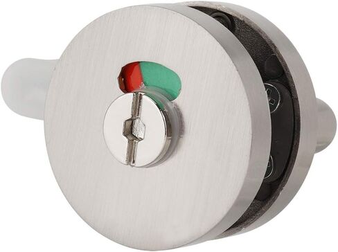 Door Lock Indicator, Stainless Steel Toilet Partition Rotating Door Lock Indicator Vacant Engaged for Public Toilet Restroom Bathroom Dressing Room in Saudi Arabia